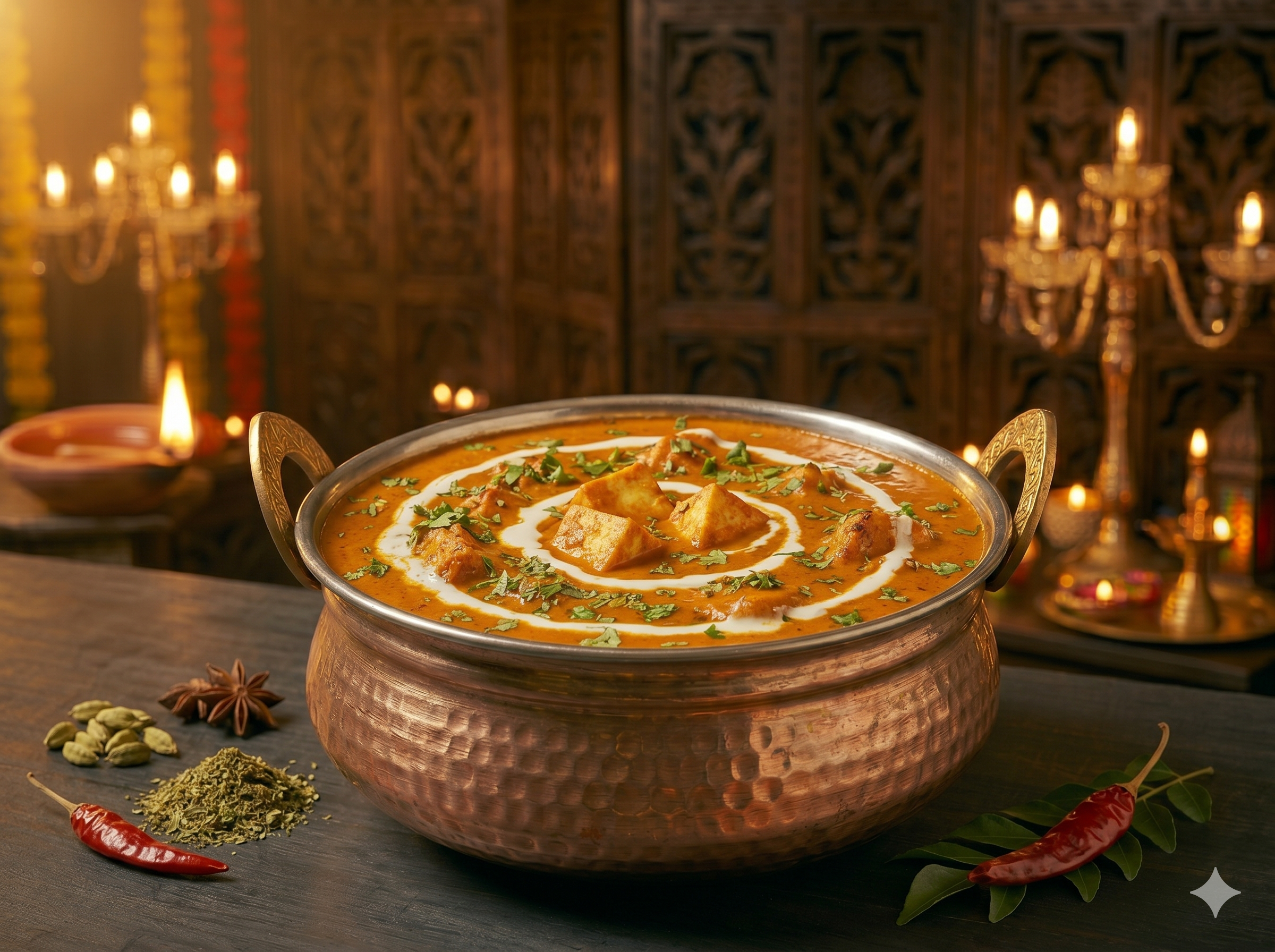 Paneer Butter Masala — vegetarian Indian curry Inti Ruchulu Prosper TX