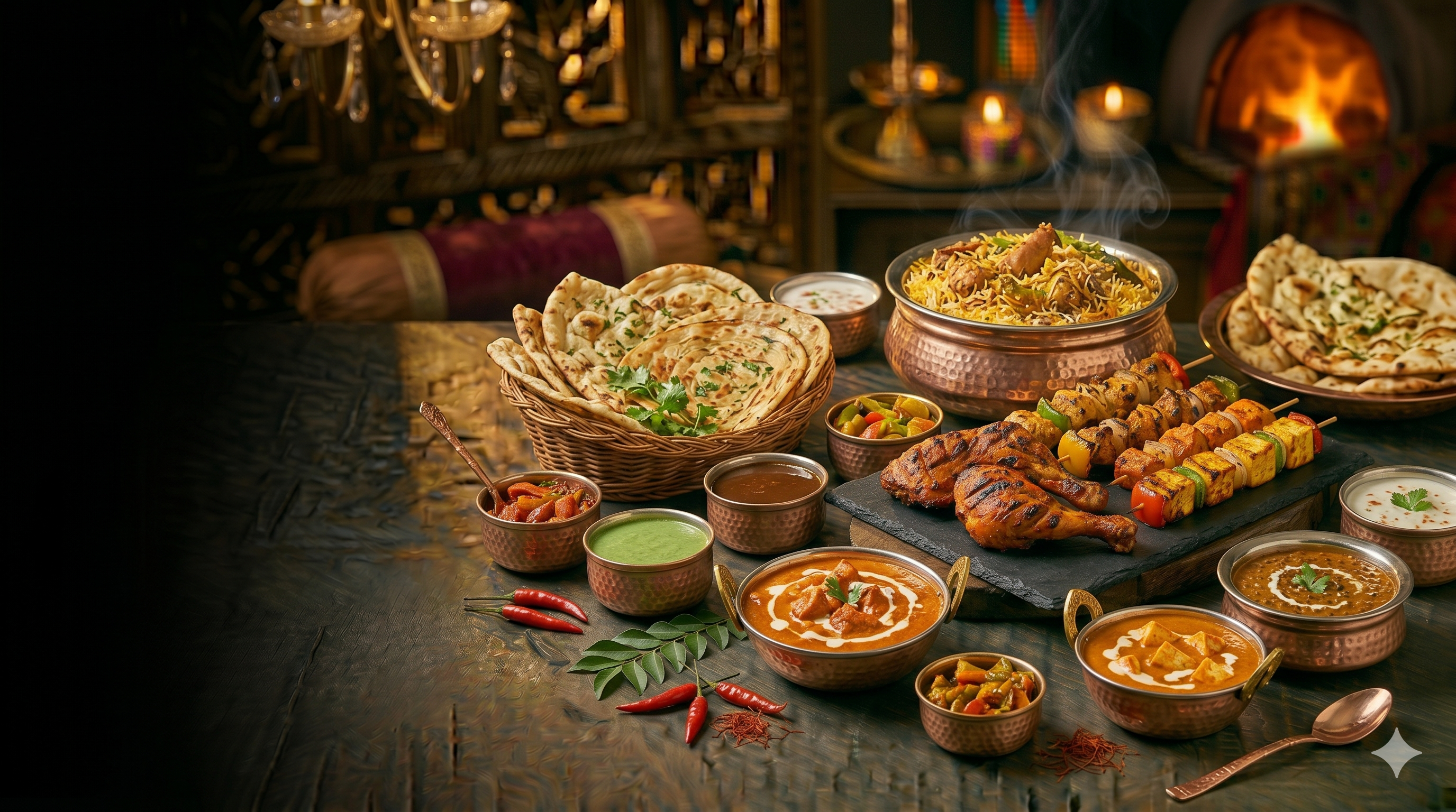 Indian curry and biryani feast — Inti Ruchulu Prosper Texas USA